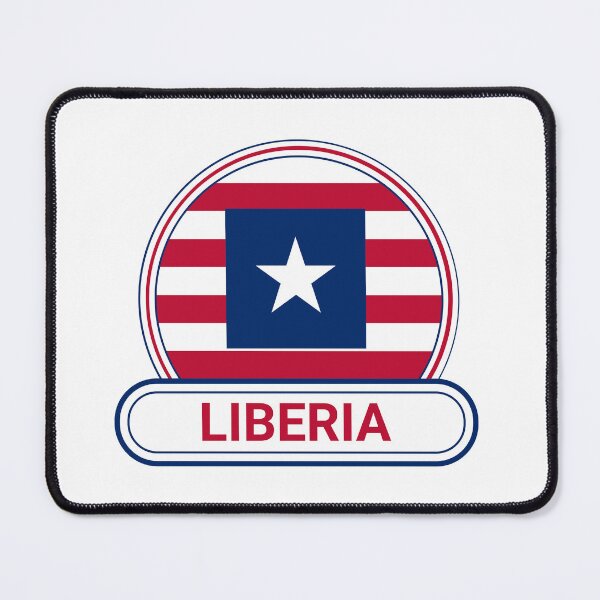 Item preview, Liberia Country Badge - Liberia Flag designed and sold by chrisrivait.