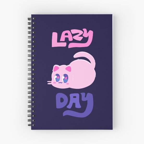 Item preview, Lazy Day - Pink Catto! designed and sold by sillycattos.