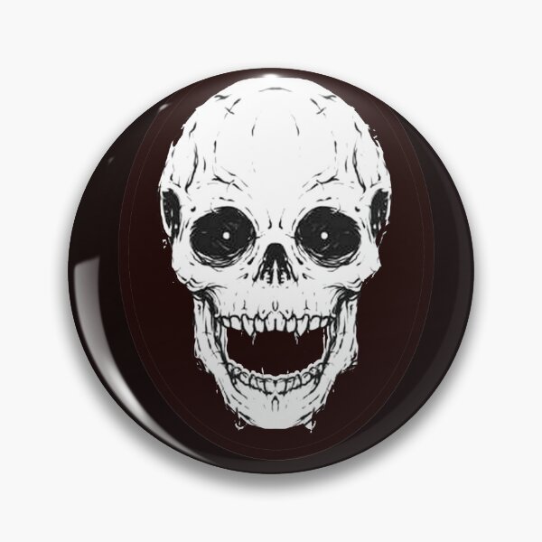 Item preview, black and white skull crain designed and sold by Tintto.