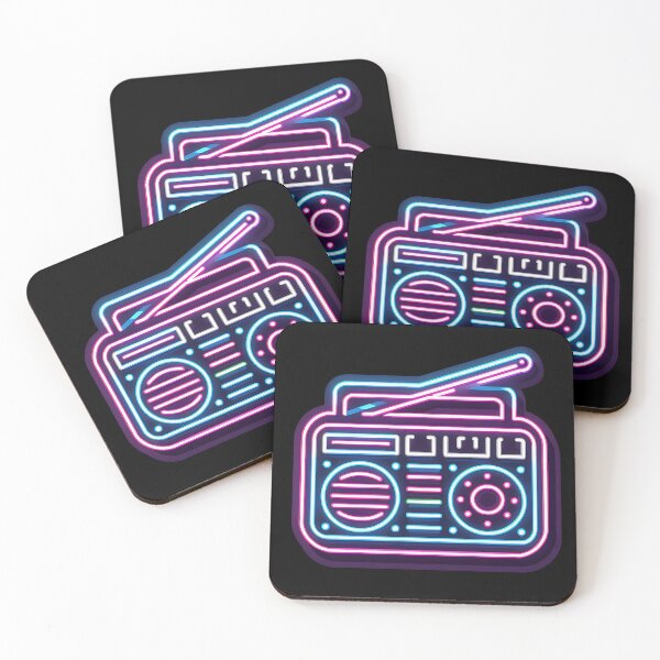 Item preview, Neon Boombox Radio designed and sold by DianaSadGirl.