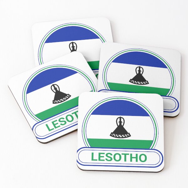 Item preview, Lesotho Country Badge - Lesotho Flag designed and sold by chrisrivait.