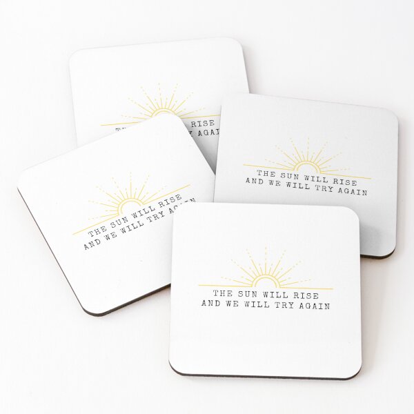 Item preview, The sun will rise and we will try again designed and sold by TheBibleWords.