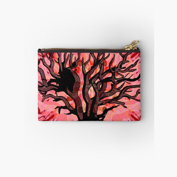 Item preview, Dark ocean coral in abstract red background art. designed and sold by Meteryards.