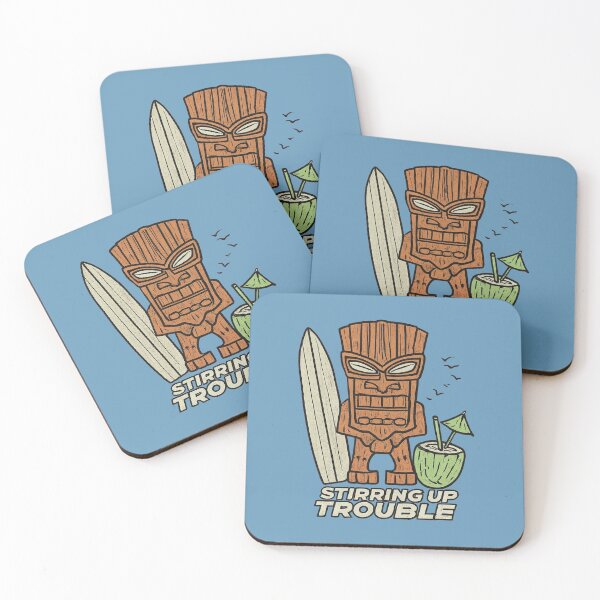 Item preview, Stirring Up Trouble Retro Tiki designed and sold by Retro Travel Design.