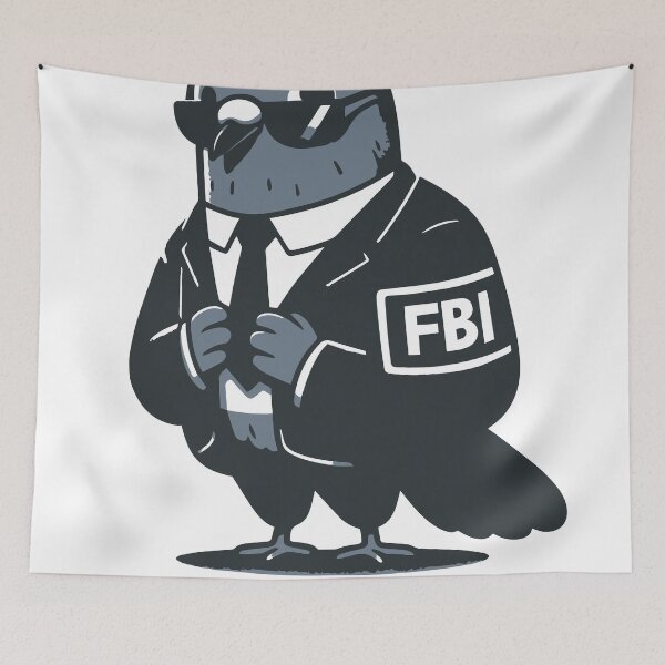 Item preview, Pigeons work for fbi designed and sold by Lattethunder.
