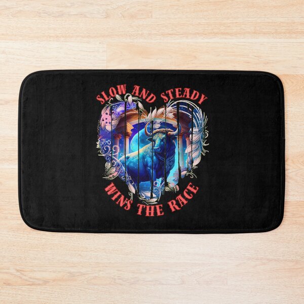 Item preview, Slow And Steady Wins The Race. taurus astrology designed and sold by ZodiacWonders.