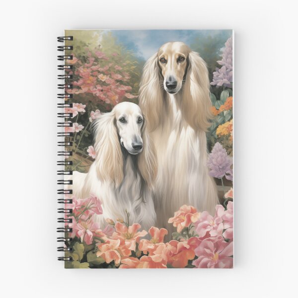 Item preview, Afghan Hounds in a Flower Garden designed and sold by Samuelsboro.