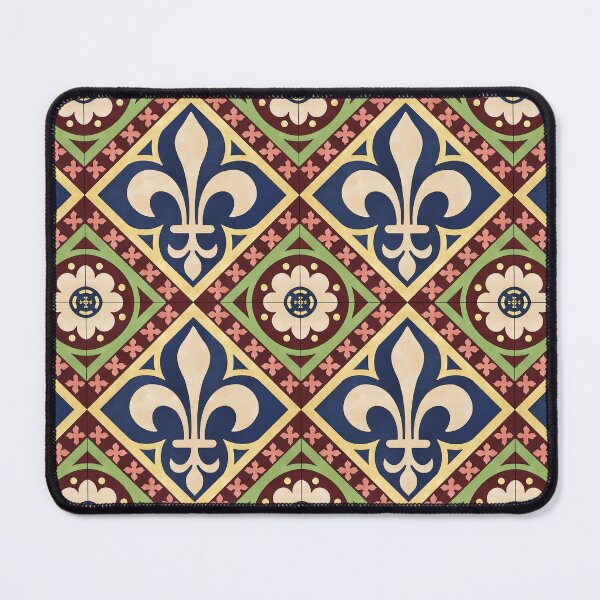 Item preview, Fleur De Lys Tile Reproduction designed and sold by MadeByGeeClowes.