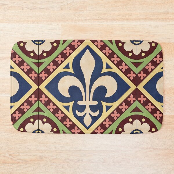 Item preview, Fleur De Lys Tile Reproduction designed and sold by MadeByGeeClowes.