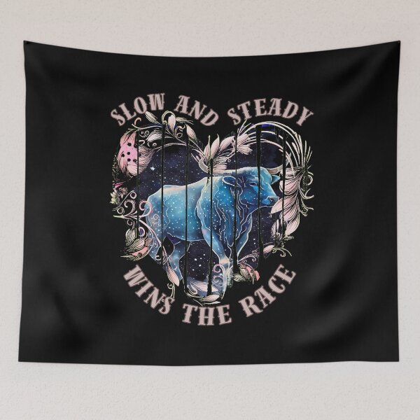 Item preview, Slow And Steady Wins The Race. cute taurus designed and sold by ZodiacWonders.