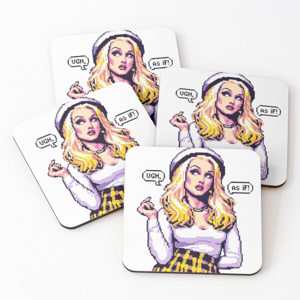 Item preview, Ugh, As If?!- Cher from "Clueless" Pixel Art designed and sold by fabinthelab.