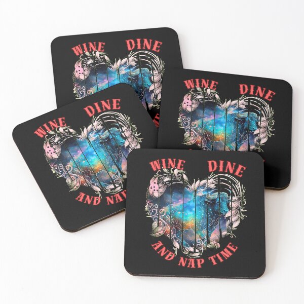 Item preview, Wine, Dine, And Nap Time. taurus star sign designed and sold by ZodiacWonders.