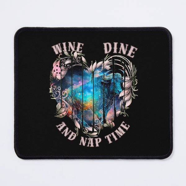 Item preview, Wine, Dine, And Nap Time. cute taurus designed and sold by ZodiacWonders.