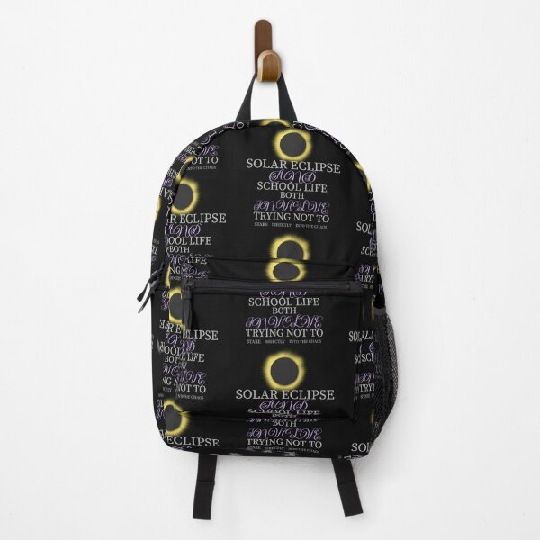 Item preview, Cute, Solar eclipses and school life: both involve trying not to stare directly into the chaos. designed and sold by NeaftyFinds.