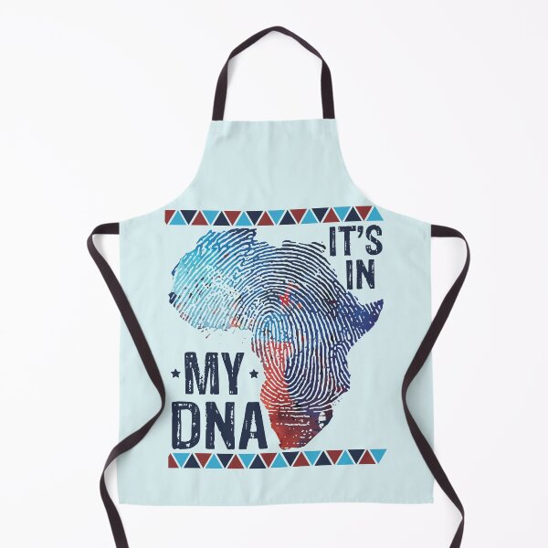 Item preview, It's in My DNA | Blue African Map with Fingerprint designed and sold by PearlMoonGrapes.