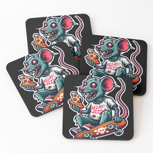 Item preview, Zombie rat eats pizza designed and sold by PiE_bubbles2 ⭐️⭐️⭐️⭐️⭐️.