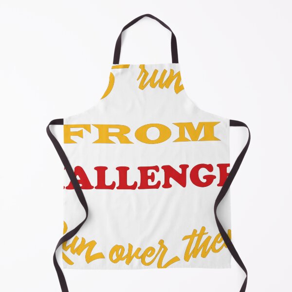 Aperçu de l'œuvre don't run away from challenges run iver them ! créée et vendue par ArtUnssDesigns.