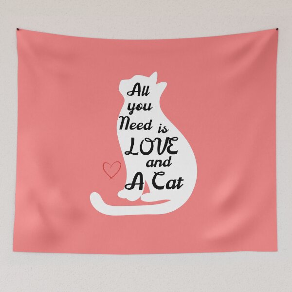 Item preview, " Feline Love Affair Tee " White designed and sold by Wabi-SabiStudio.