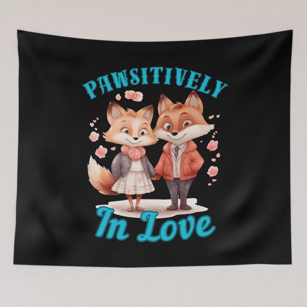 Item preview, Pawsitively in Love. fox face designed and sold by FoxVibes.