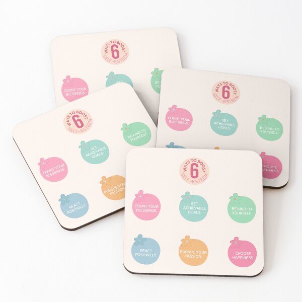 Item preview, 6 ways to boost self-Esteem v1 designed and sold by DrMerlin.