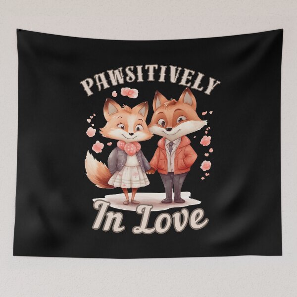 Item preview, Pawsitively in Love. realistic fox designed and sold by FoxVibes.