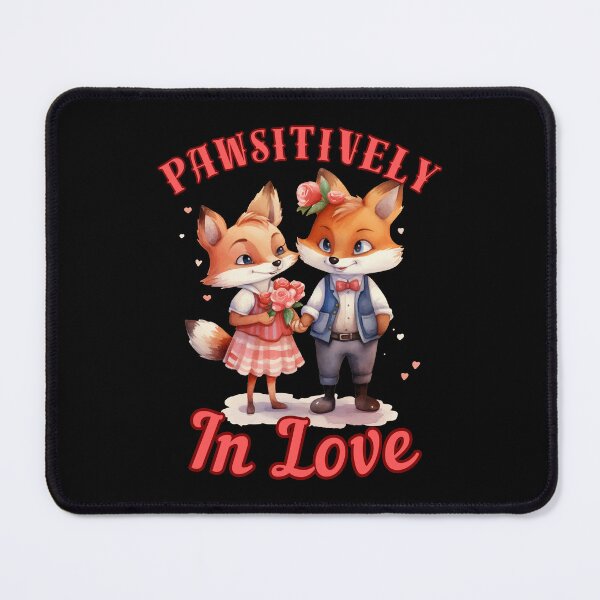 Artikelvorschau, Pawsitiv verliebt. Retro-Fuchs entworfen und verkauft von FoxVibes.