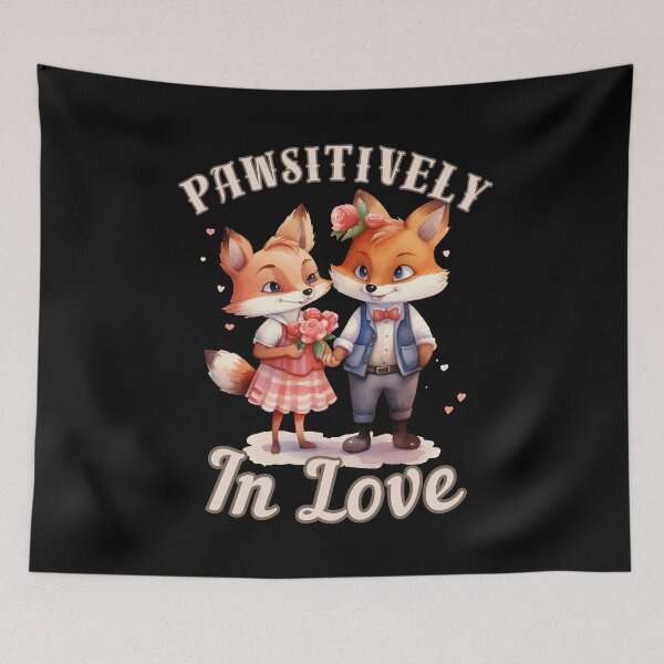 Artikelvorschau, Pawsitiv verliebt. Fuchs Boho entworfen und verkauft von FoxVibes.