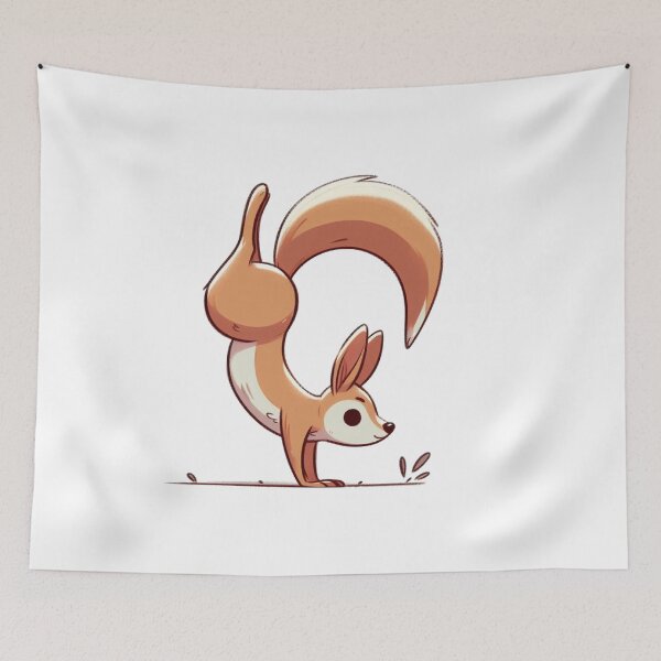 Item preview, Handstand: Cute Squirrel designed and sold by LemuellTrends.