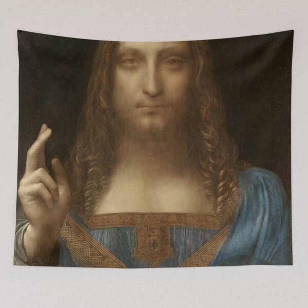 Item preview, Leonardo da Vinci "Salvator Mundi" designed and sold by TheDarkWardrobe.