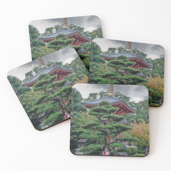 Item preview, Temple 6 - Anraku-ji - Ancient Tree and Pagoda designed and sold by Japaholic.