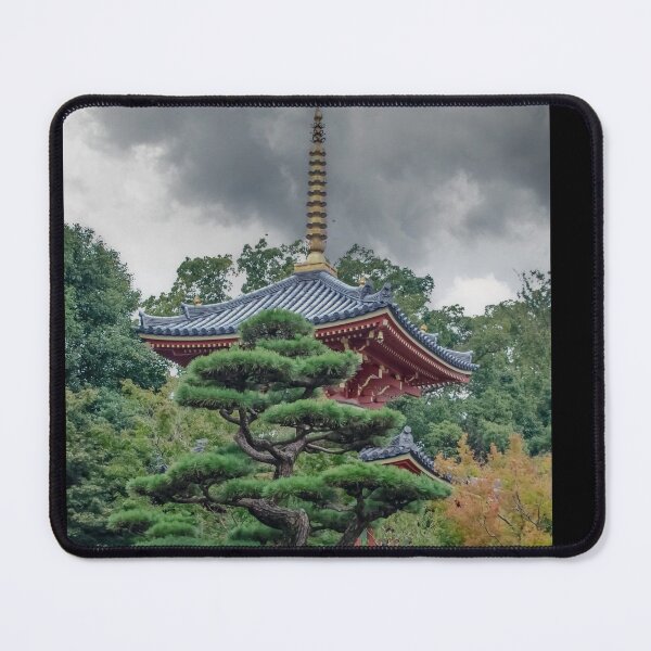 Item preview, Temple 6 - Anraku-ji - Ancient Tree and Pagoda designed and sold by Japaholic.