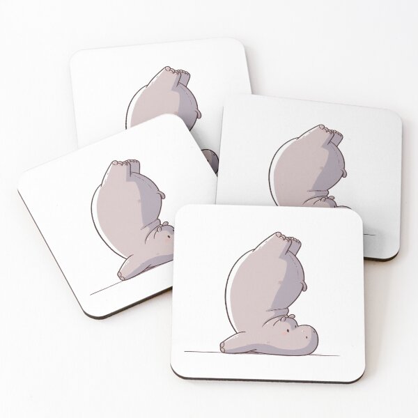 Item preview, Handstand: Cute Hippo designed and sold by LemuellTrends.
