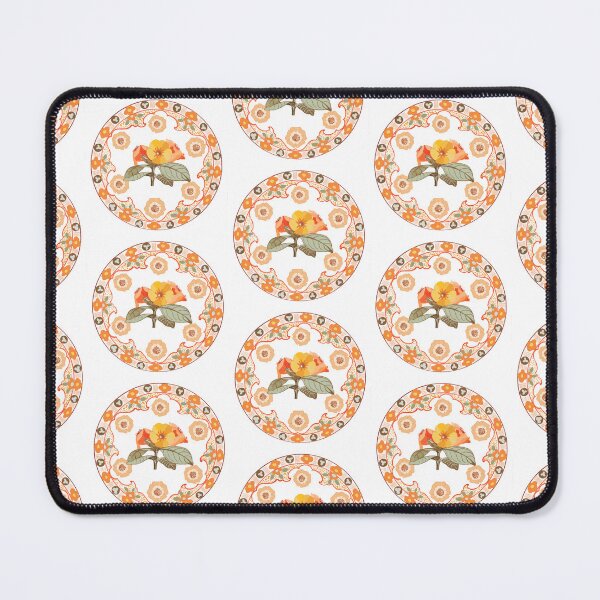 Item preview, Circular floral abstract pastel art. designed and sold by Meteryards.