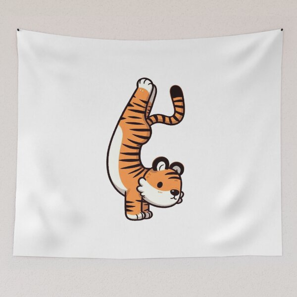 Item preview, Handstand: Cute Tiger designed and sold by LemuellTrends.