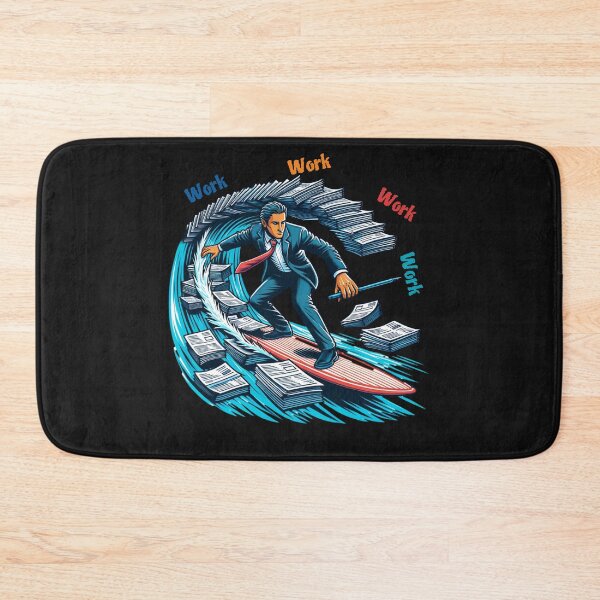 Item preview, Work Life Surfing designed and sold by AnalajiaDesigns.