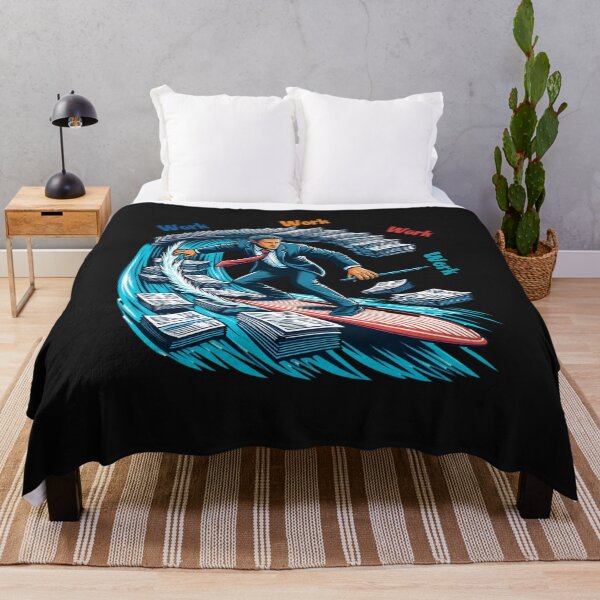 Item preview, Work Life Surfing designed and sold by AnalajiaDesigns.