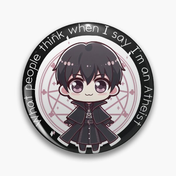 Item preview, Cute Goth Atheist  designed and sold by Thehatinthecat.