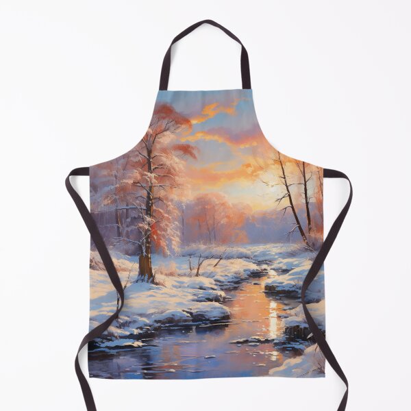 Artikelvorschau, Helles Sonnenlicht über Winterfluss und Wald entworfen und verkauft von AgathaZolastore.