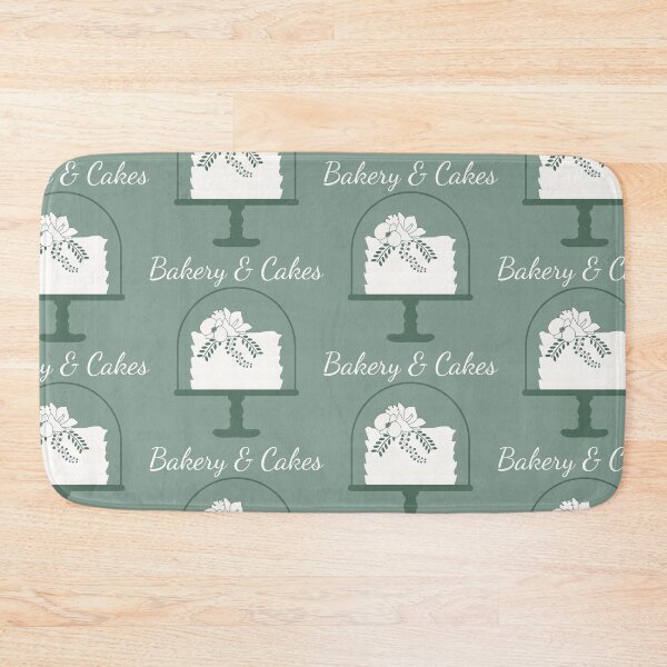 Item preview, Elegant White Cake with Green Flowers and Letter B designed and sold by Angela Cini.