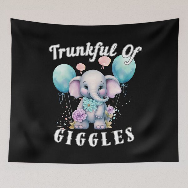 Item preview, Trunkful Of Giggles designed and sold by ElephantVibes.