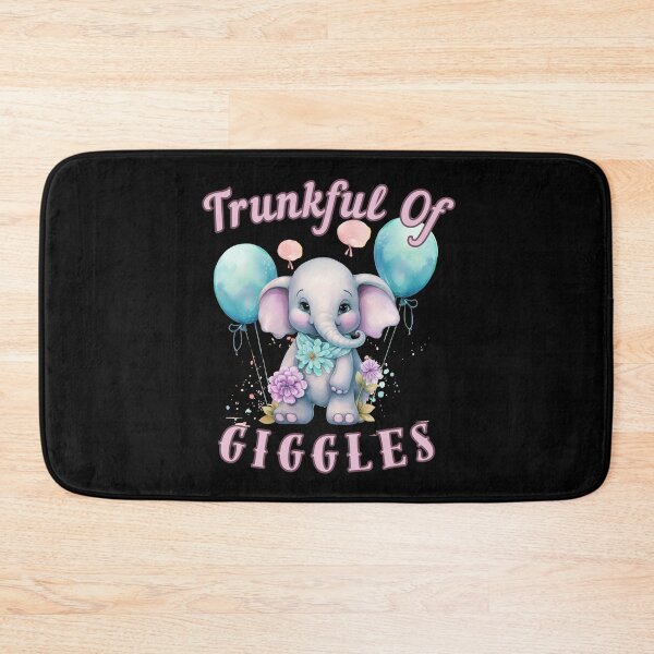 Item preview, Trunkful Of Giggles. elephant head designed and sold by ElephantVibes.