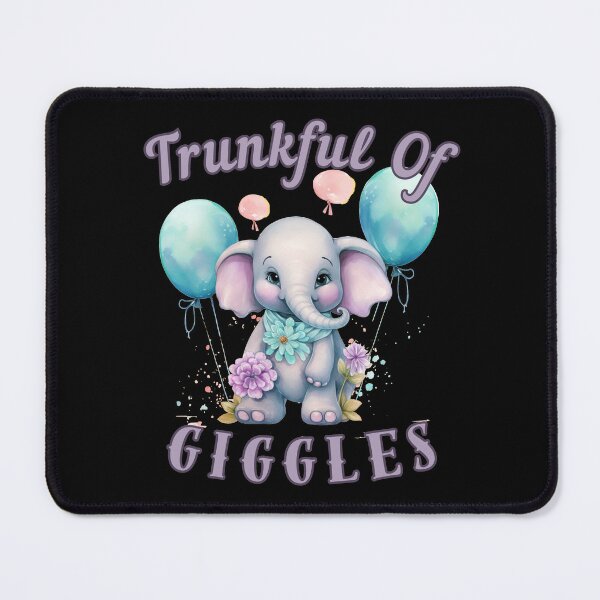 Item preview, Trunkful Of Giggles. elephant face designed and sold by ElephantVibes.