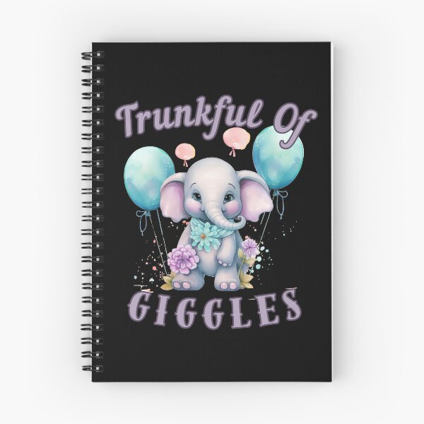 Item preview, Trunkful Of Giggles. elephant face designed and sold by ElephantVibes.