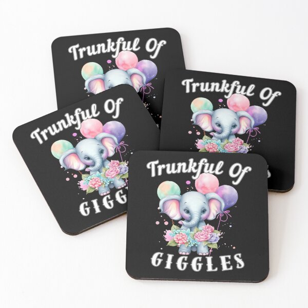 Item preview, Trunkful Of Giggles. surreal elephant designed and sold by ElephantVibes.