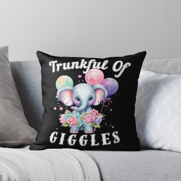 Item preview, Trunkful Of Giggles. surreal elephant designed and sold by ElephantVibes.