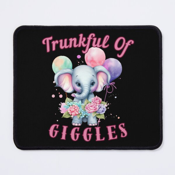 Item preview, Trunkful Of Giggles. elephant saying designed and sold by ElephantVibes.