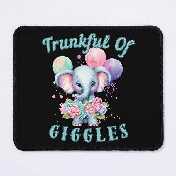 Item preview, Trunkful Of Giggles. Flower elephant designed and sold by ElephantVibes.