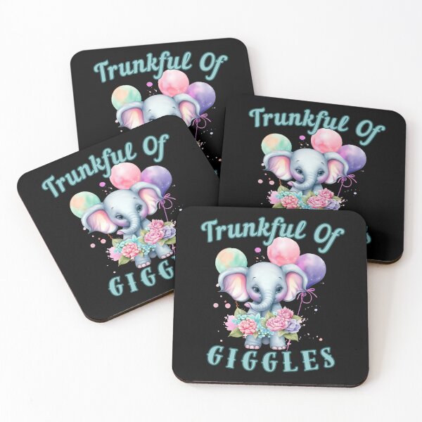 Item preview, Trunkful Of Giggles. Flower elephant designed and sold by ElephantVibes.