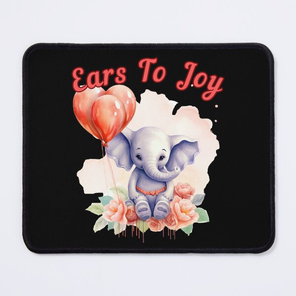 Item preview, Ears To Joy. colorful elephant designed and sold by ElephantVibes.