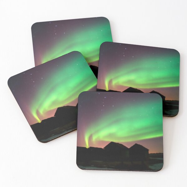 Item preview, Northern Lights Barn Silhouettes Camrose Alberta designed and sold by ColdCreekCanvas.